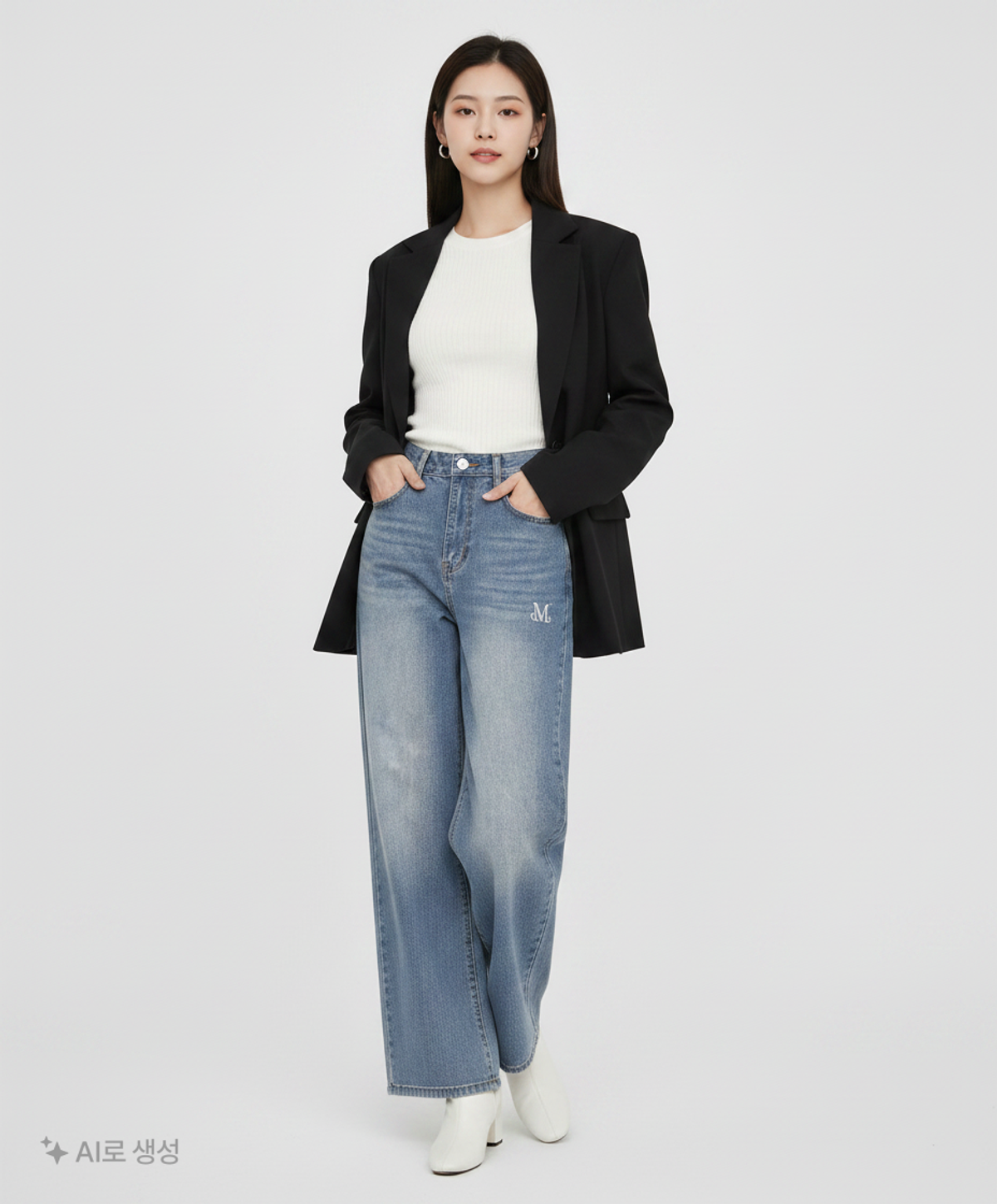 무센트(MUCENT) 청/데님 팬츠 M