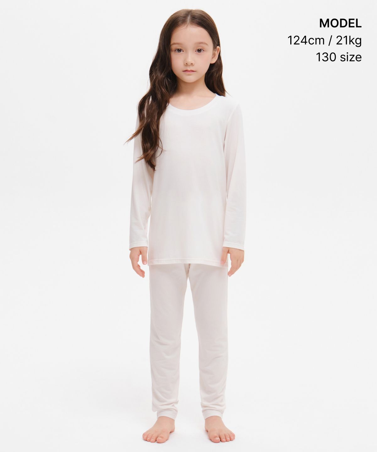 무신사 스탠다드 키즈(MUSINSA STANDARD KIDS) [힛탠다드] 타이즈 [아이보리]