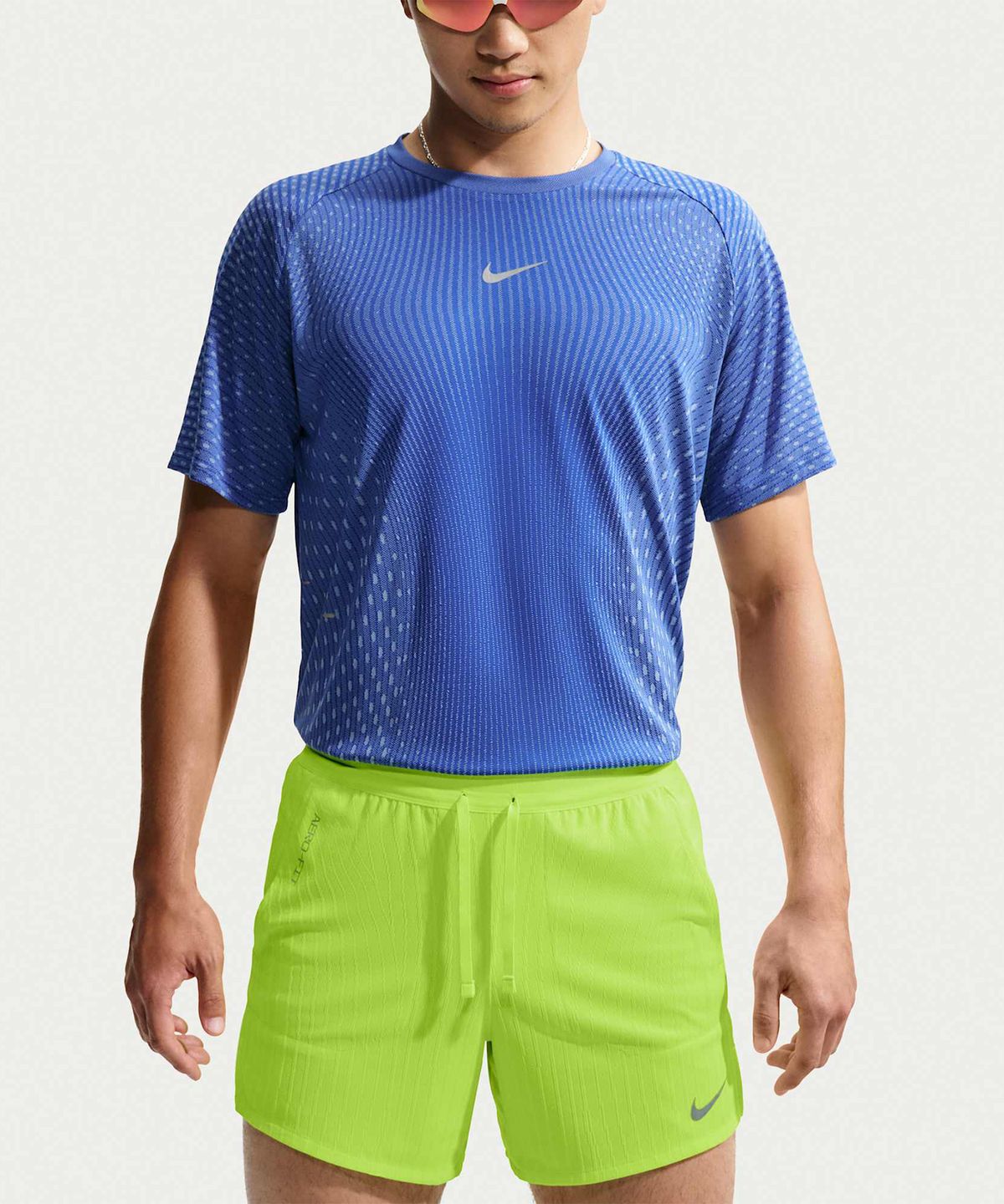 나이키(NIKE) 스트라이드 에어로 핏 5인치 브리프 라인드 러닝 쇼츠 M - 볼트 / IM5133-702