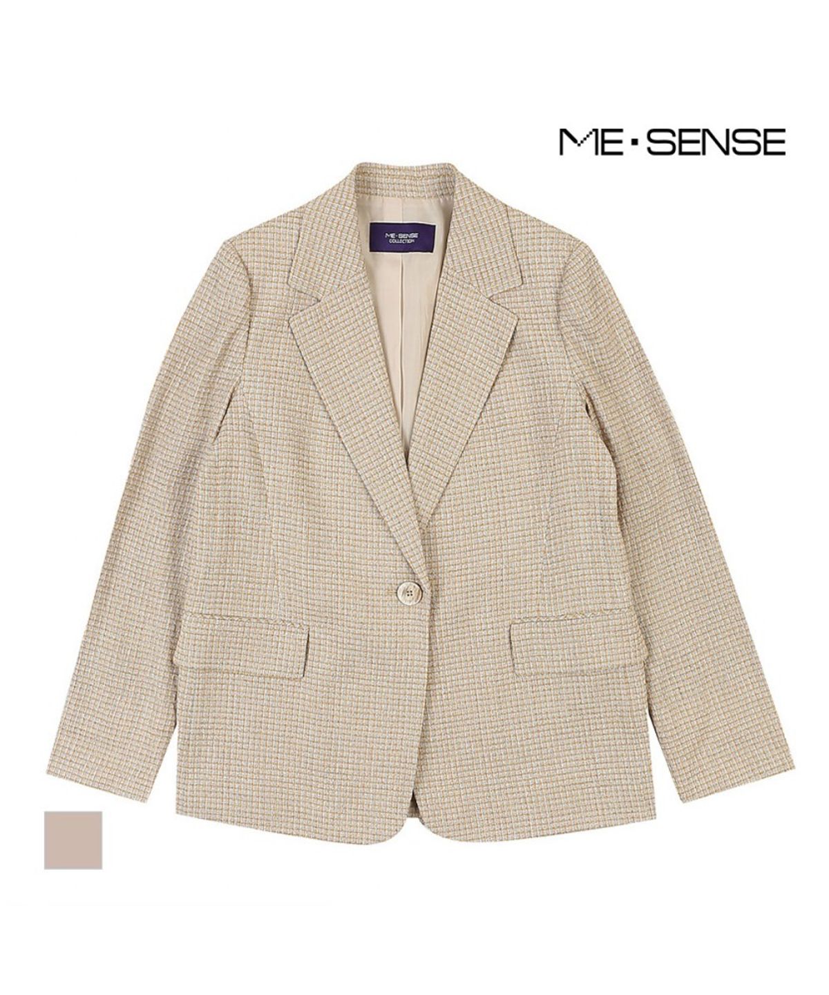 미센스(MESENSE) 체크패턴 카라자켓_MB34JKM183Z