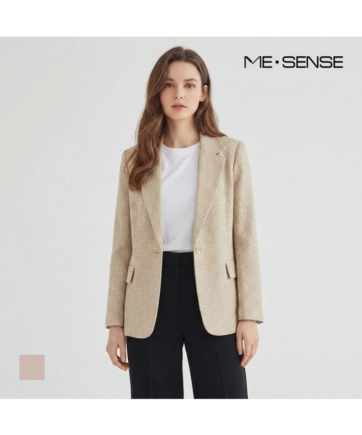 미센스(MESENSE) 체크패턴 카라자켓_MB34JKM183Z