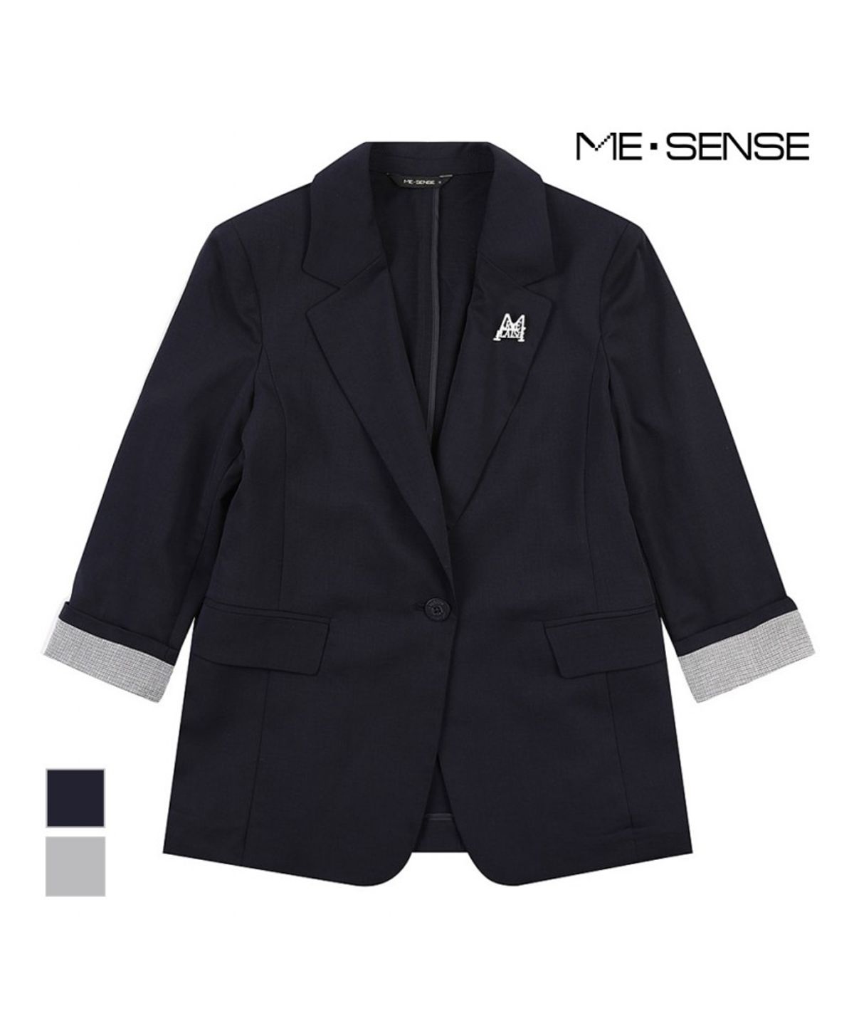 미센스(MESENSE) 잔체크패턴 자켓_MB34JKP106C
