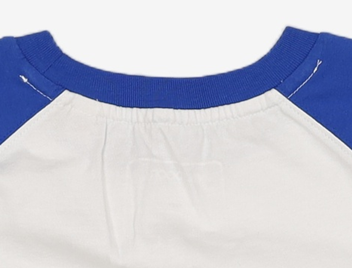 아웃도어 프로덕츠(OUTDOOR PRODUCTS) 스몰로고 래글런 크롭 반팔 티셔츠 RAGLAN CROP TS FREE