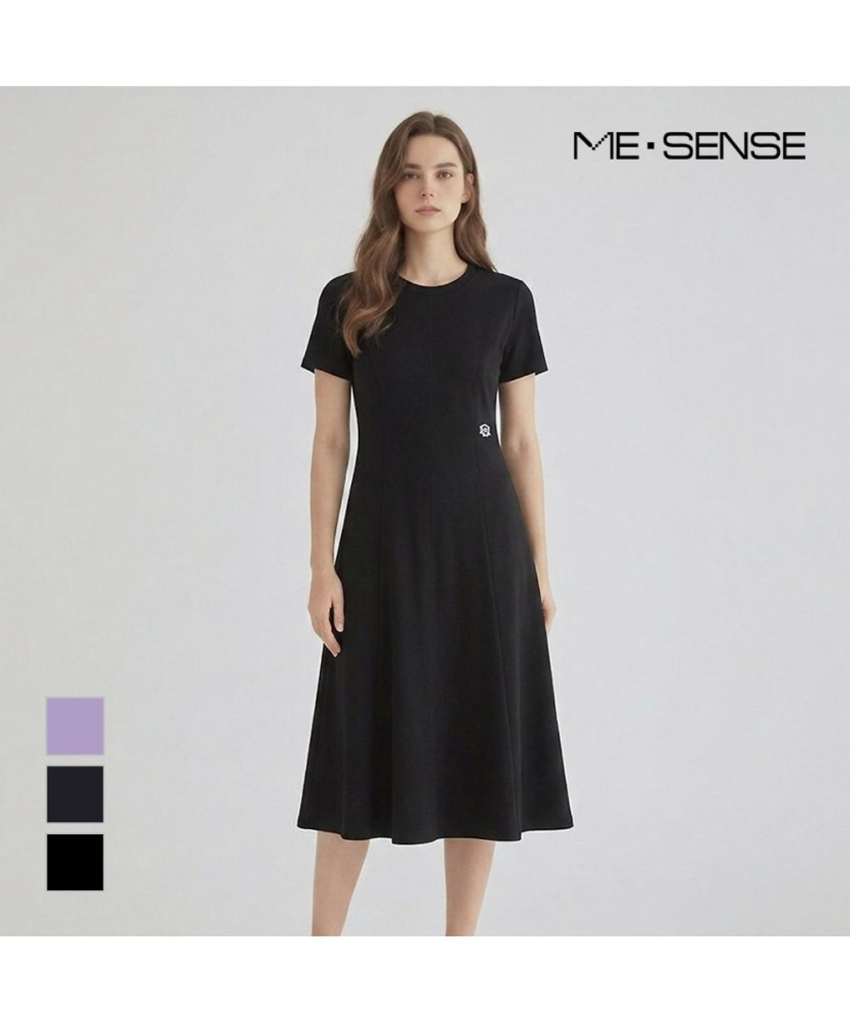 미센스(MESENSE) 캐주얼 반팔 롱원피스_MB34OPM201Z