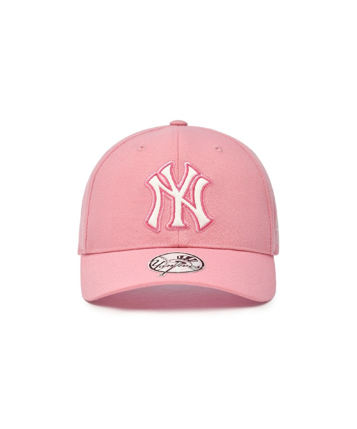 엠엘비 키즈(MLB KIDS) 시그니처 빅로고 스트럭쳐 볼캡 NY (D.Pink)