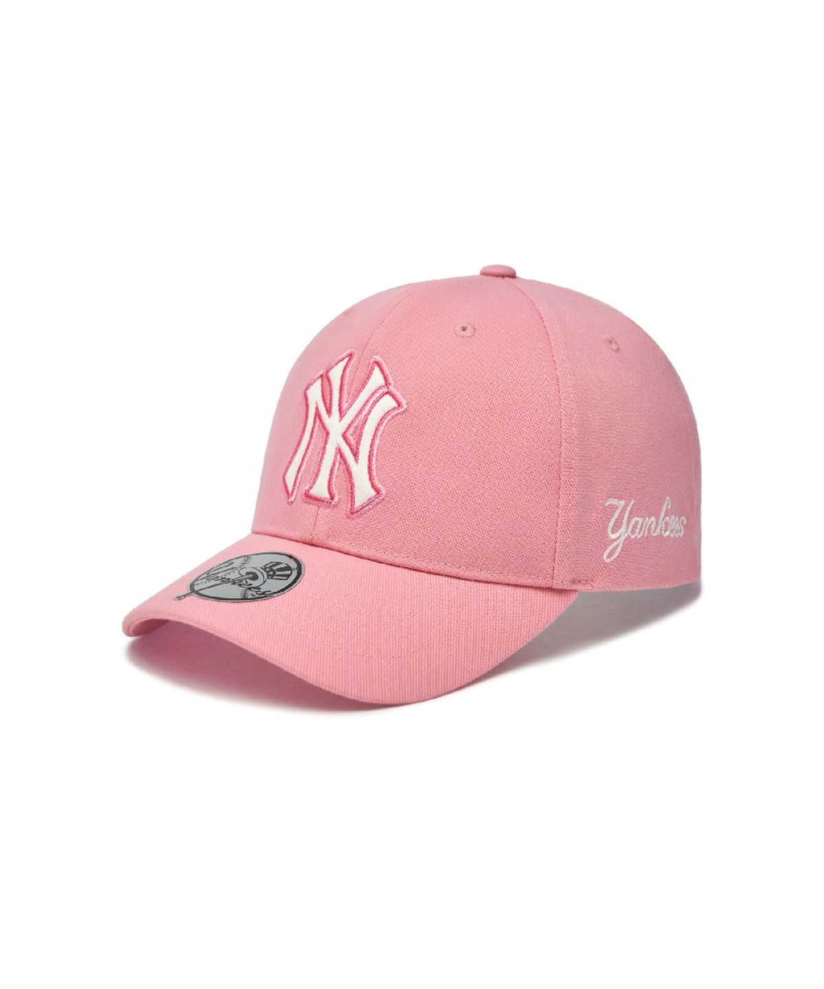 엠엘비 키즈(MLB KIDS) 시그니처 빅로고 스트럭쳐 볼캡 NY (D.Pink)