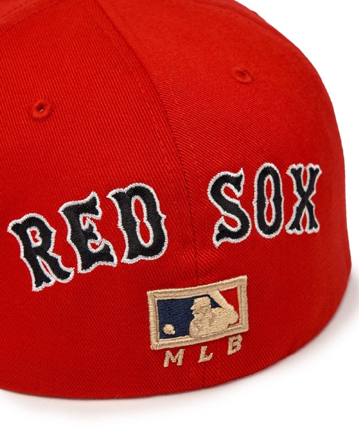 엠엘비 키즈(MLB KIDS) 시그니처 배색 패치 스냅백 BOS (Red)