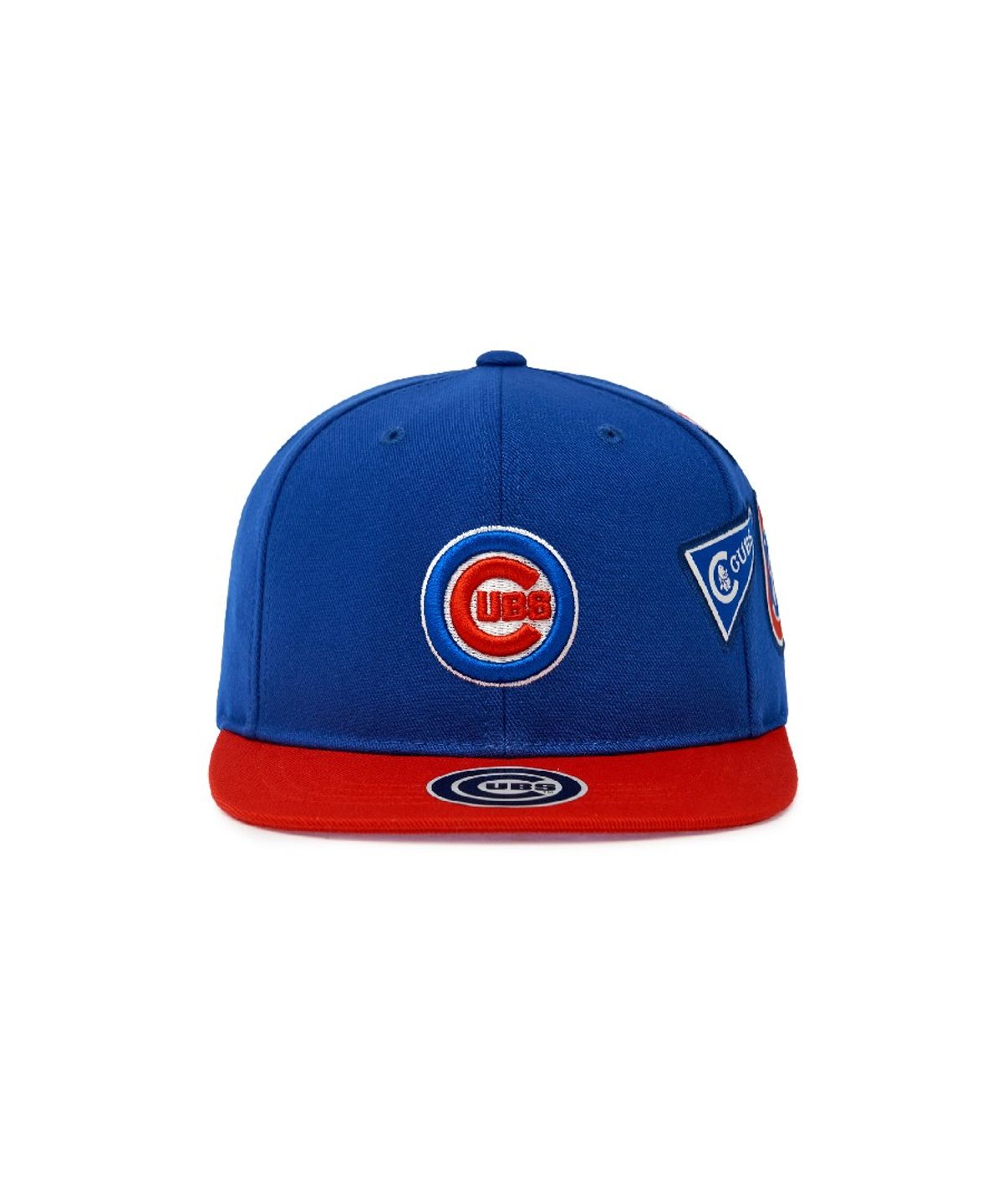 엠엘비 키즈(MLB KIDS) 시그니처 배색 패치 스냅백 CHC (Blue)