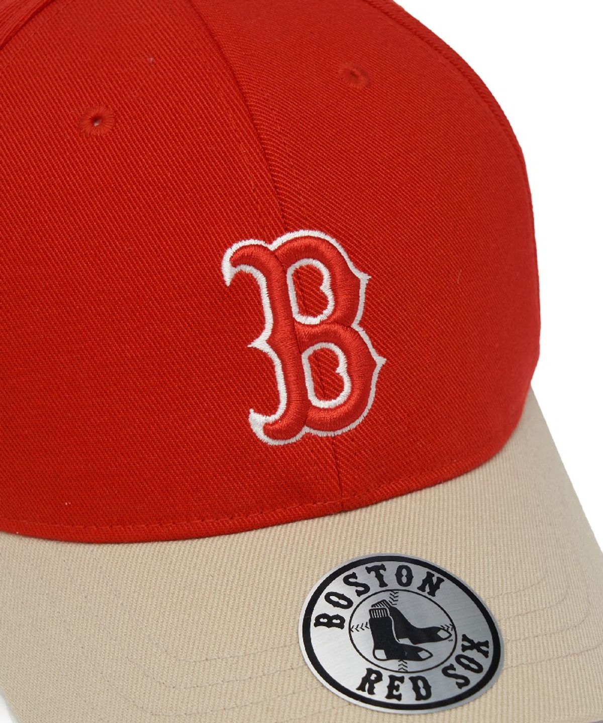엠엘비 키즈(MLB KIDS) 시그니처 배색 마스코트 스트럭쳐 볼캡 BOS (Red)
