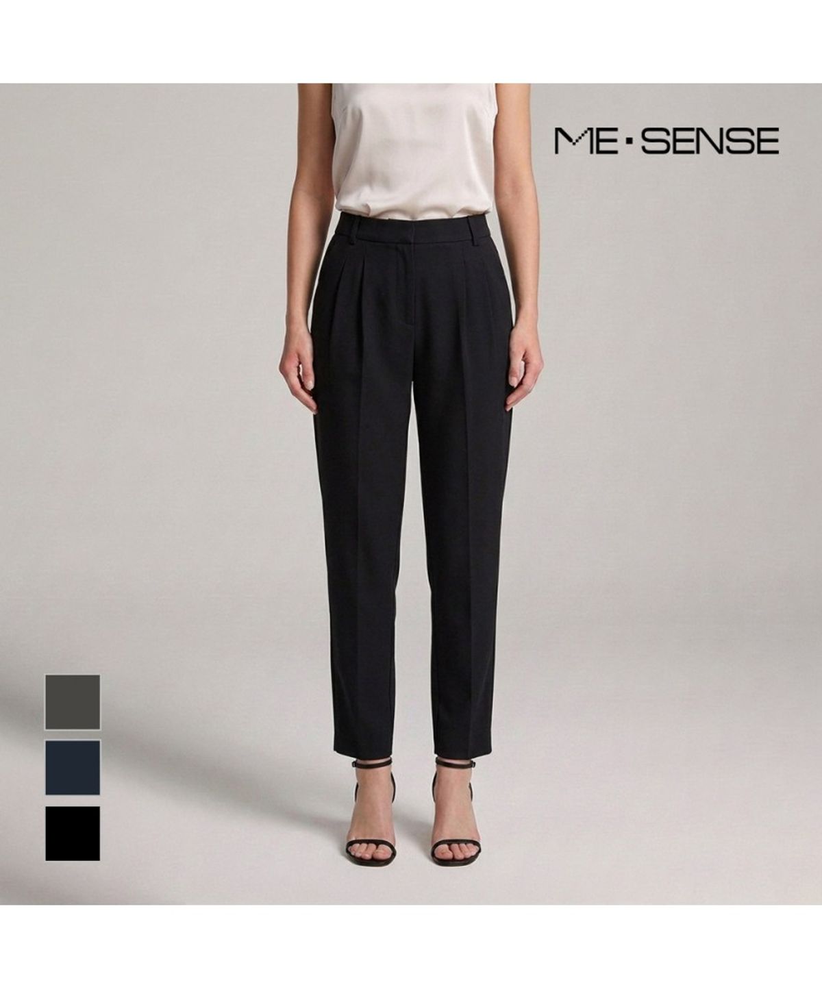 미센스(MESENSE) 배기핏 벨티드팬츠_MB34SLP103A