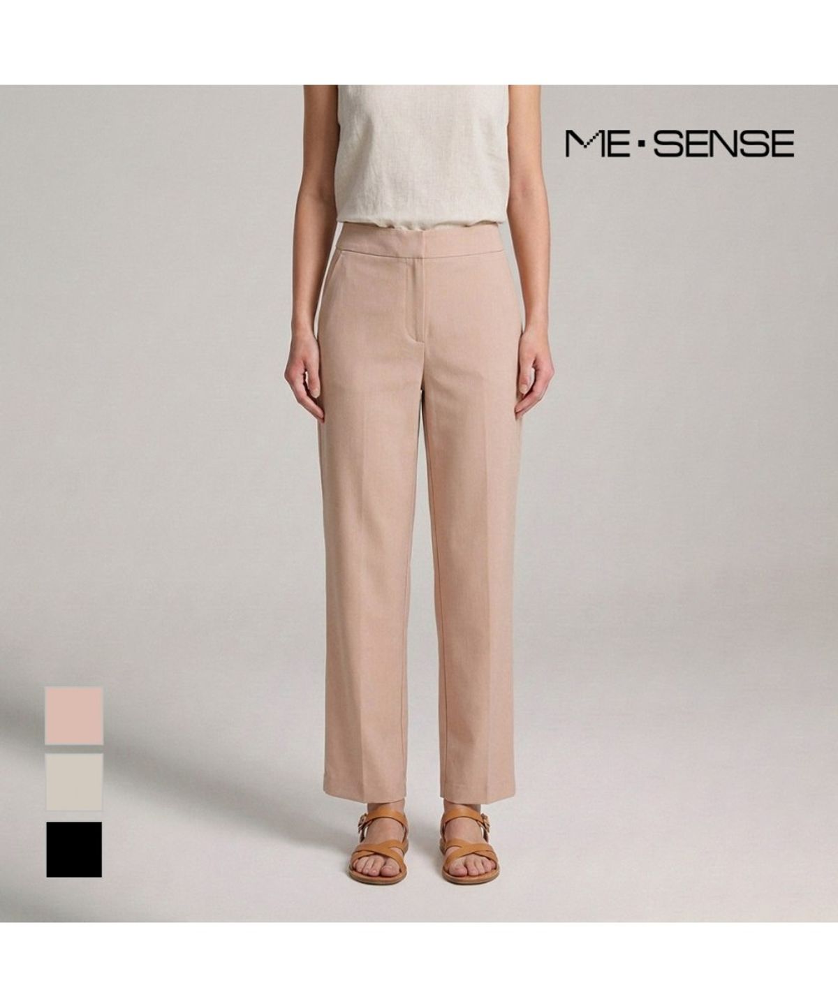 미센스(MESENSE) 뒷밴딩 일자팬츠_MB34SLS303Z