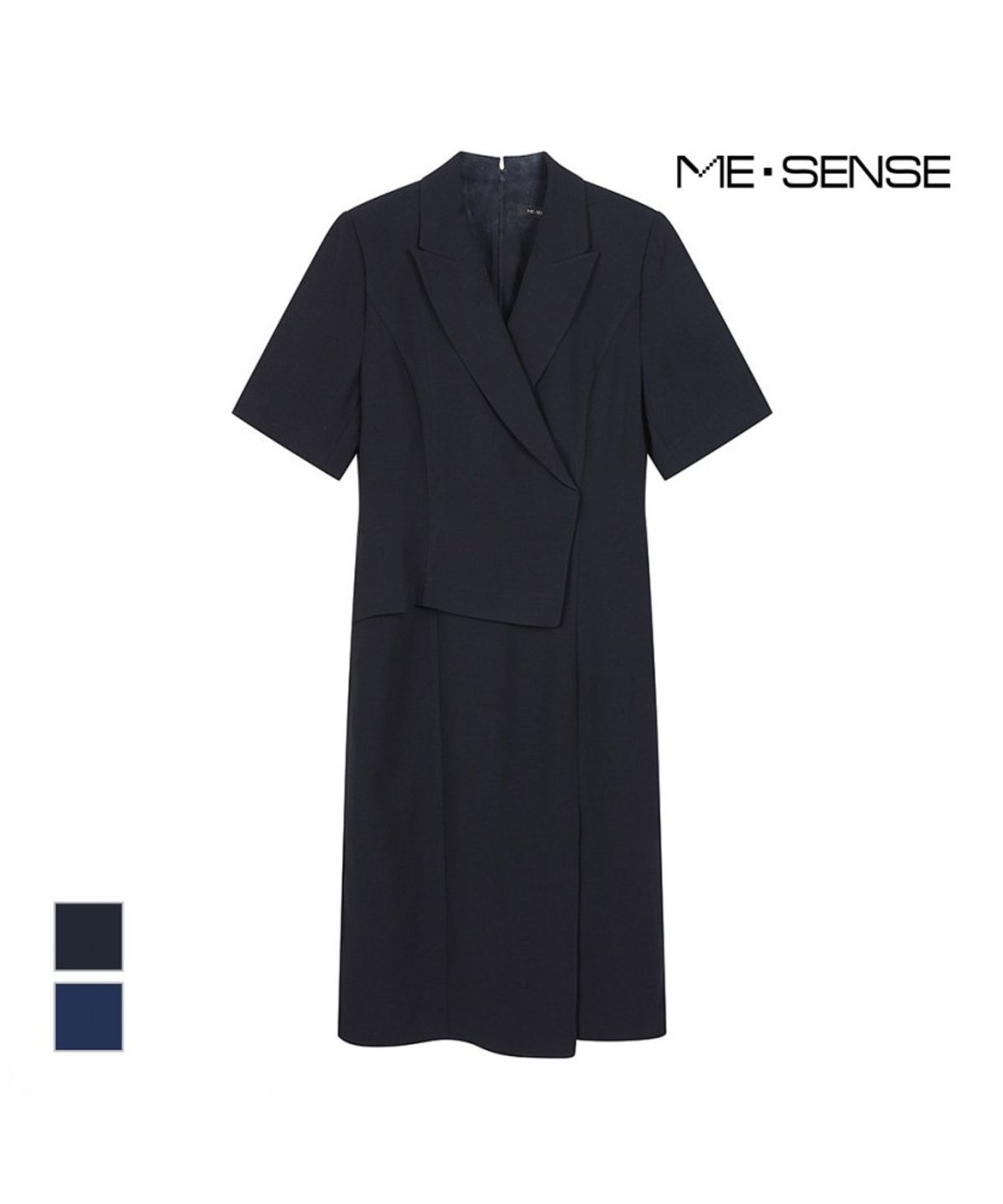 미센스(MESENSE) 테일러드카라 반팔원피스_MB35OPM119A