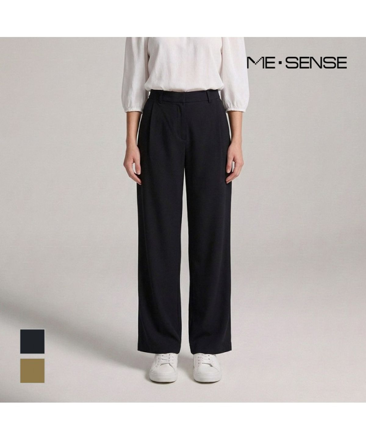 미센스(MESENSE) 핀턱 정장팬츠_MB35SLM118Z