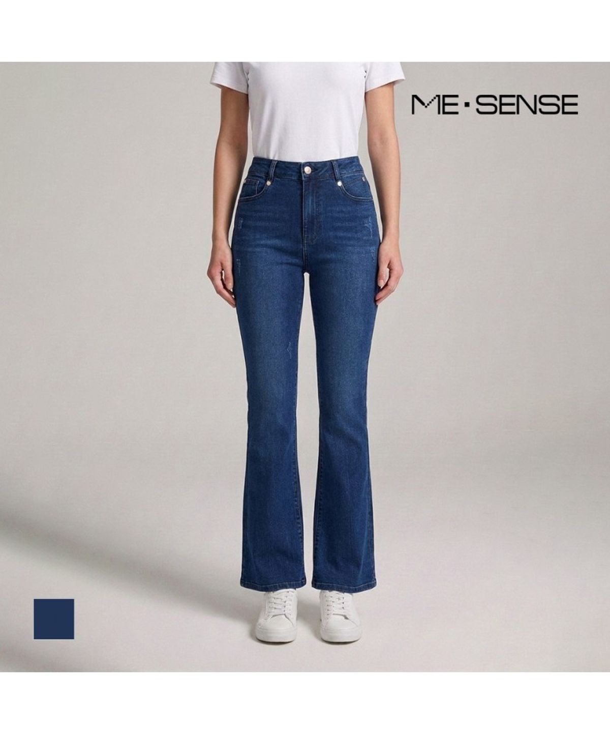미센스(MESENSE) 부츠컷 스판 데님팬츠_MB44DPM220Z