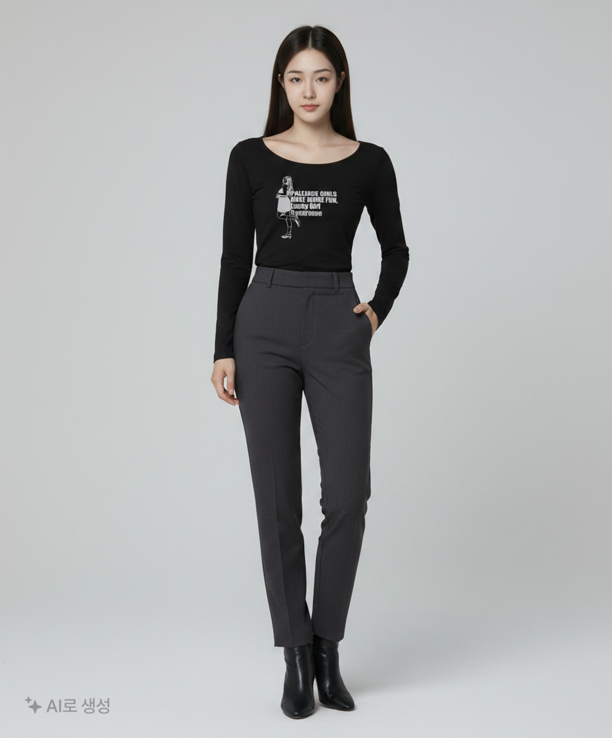 페일제이드(PALE JADE) 긴소매 티셔츠