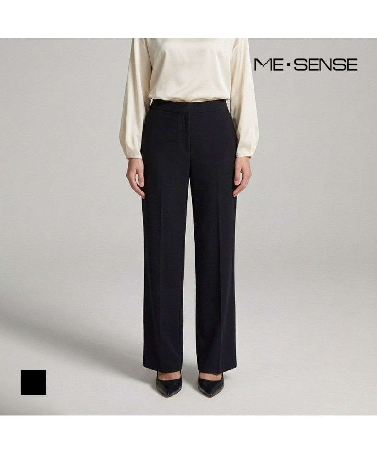미센스(MESENSE) 노버튼 정장 팬츠_MB44SLP102Z