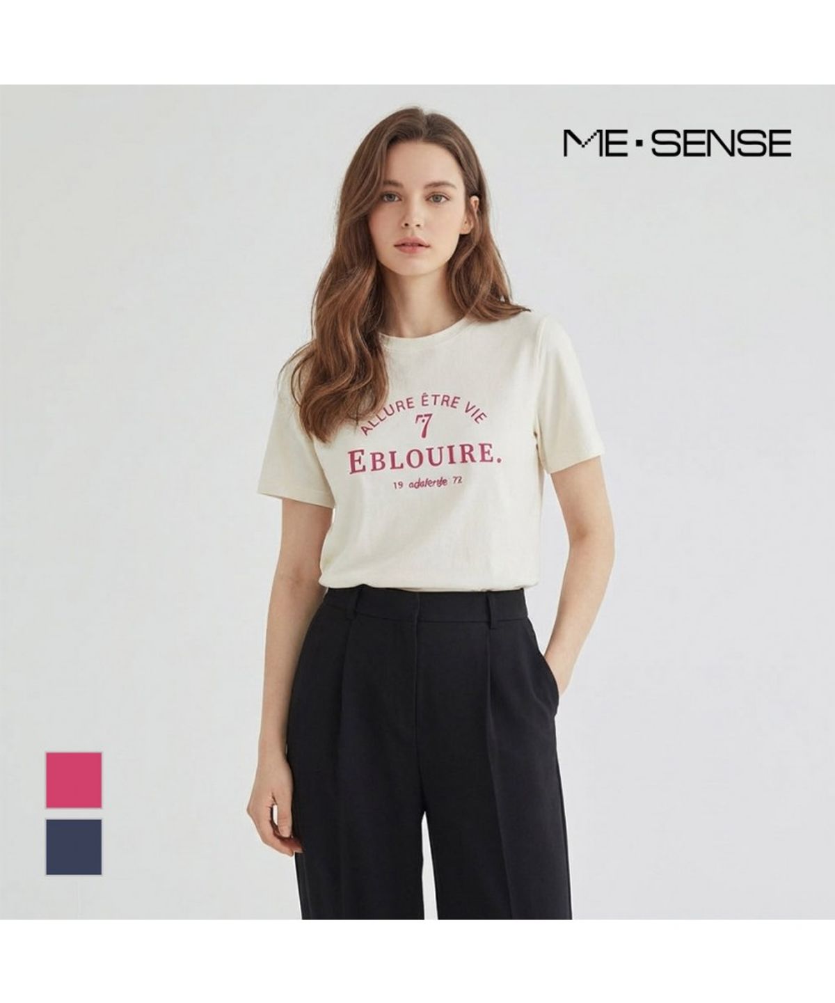 미센스(MESENSE) 7프린트 반팔 티셔츠_MB44TSP205Z