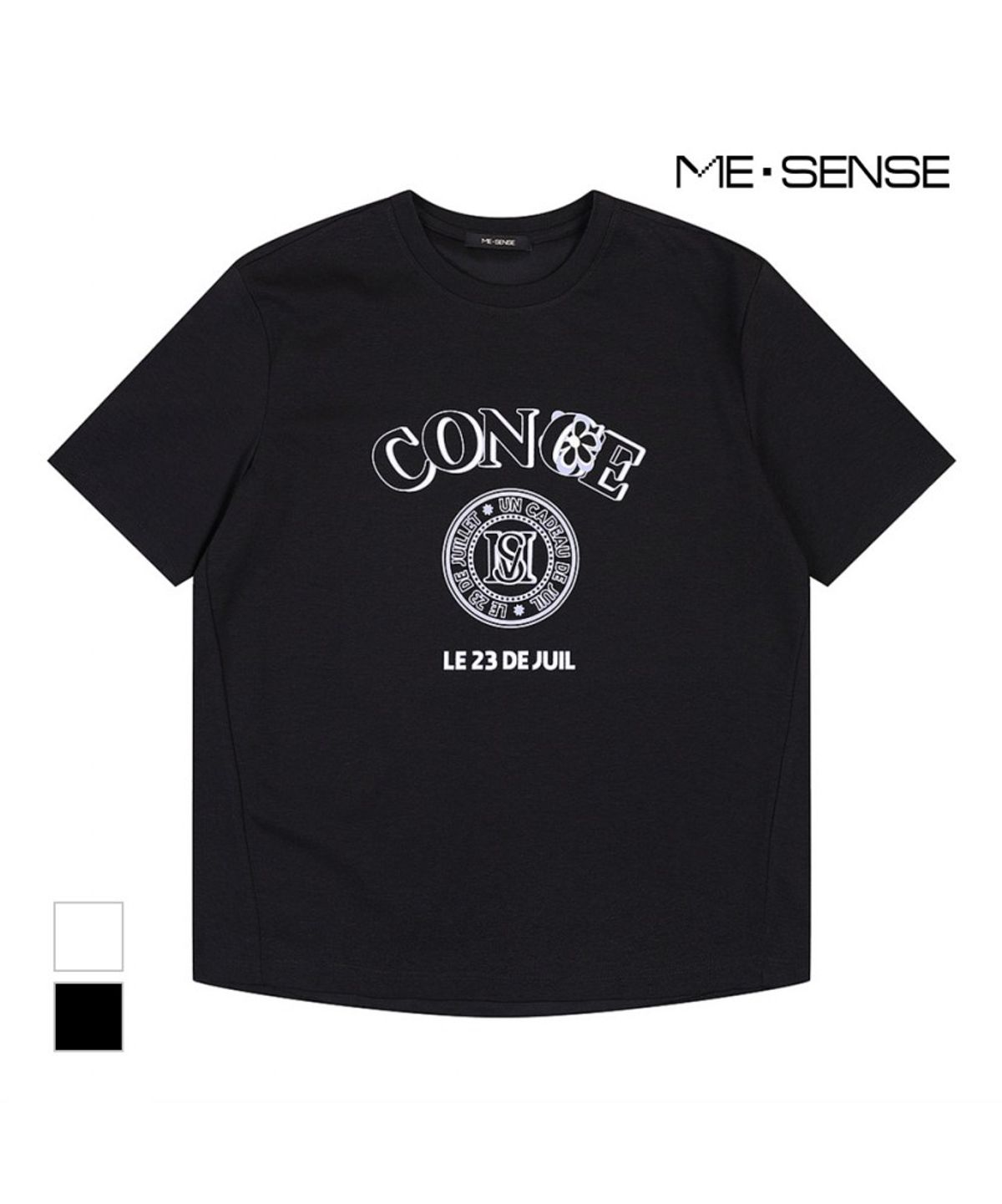 미센스(MESENSE) 프린트 포인트 반팔 티셔츠_MB44TSP214Z