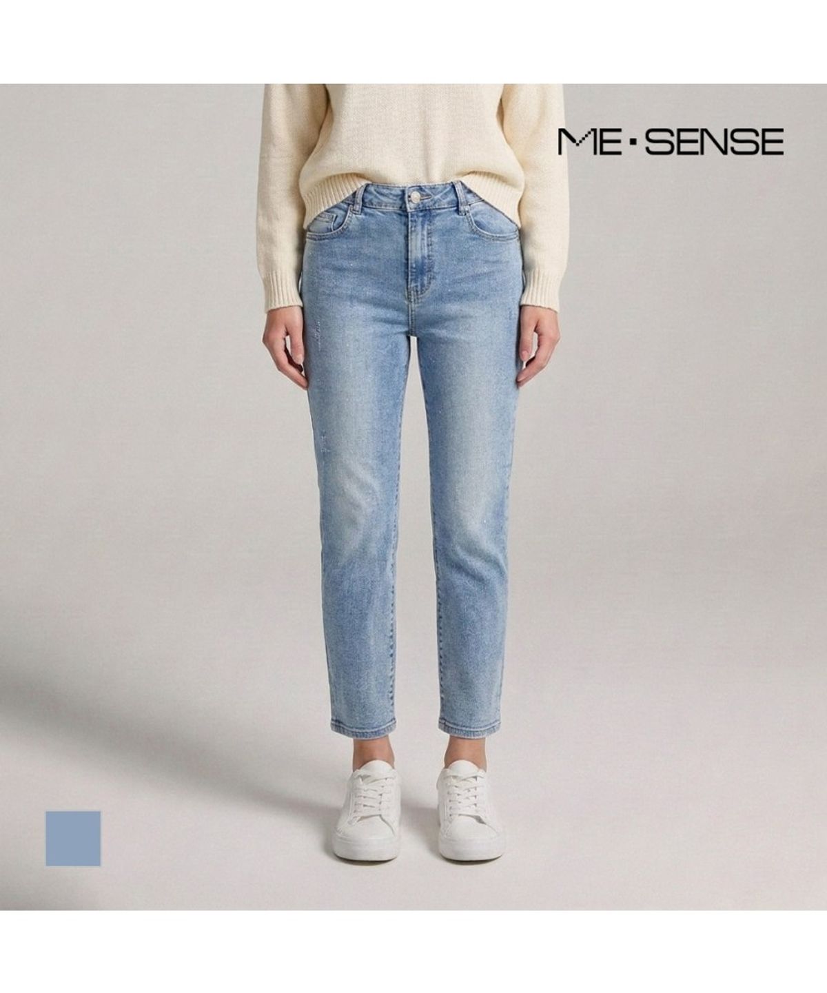 미센스(MESENSE) 찡포인트 데님팬츠_MB45DPM212Z