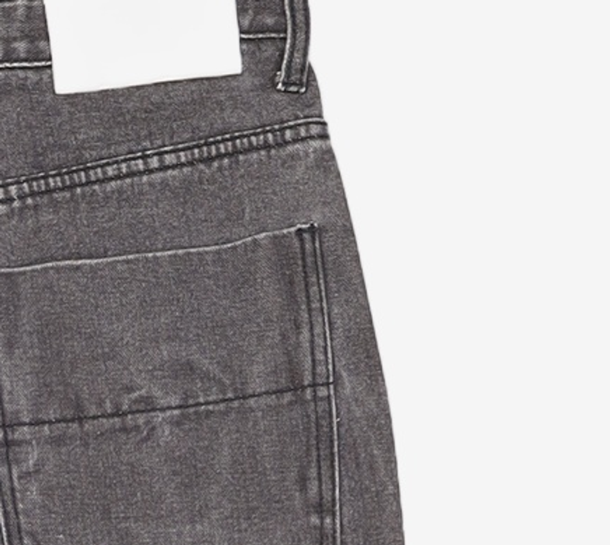 데케트(DECET) Mid Rise Wide Jeans DCPT027AshBlack 26