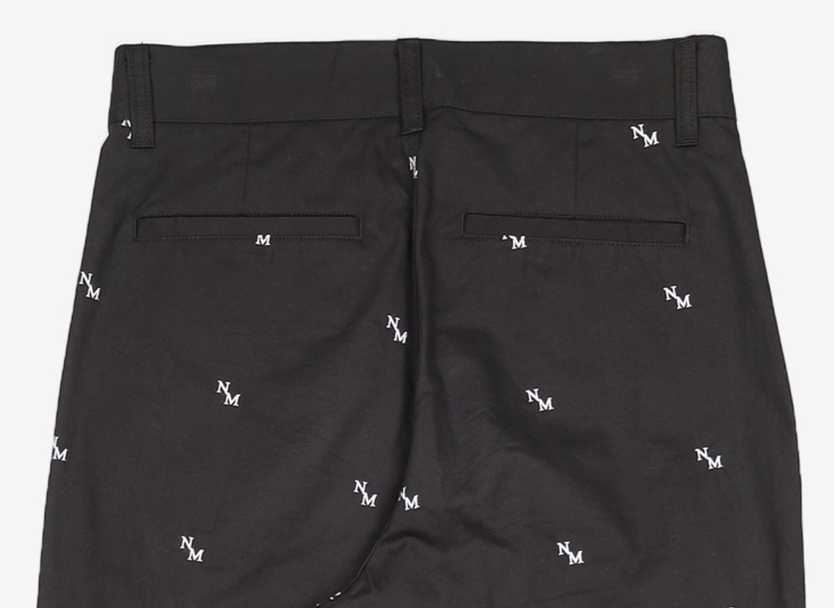 노매뉴얼(NOMANUAL) NM PATTERN PANTS - BLACK 95