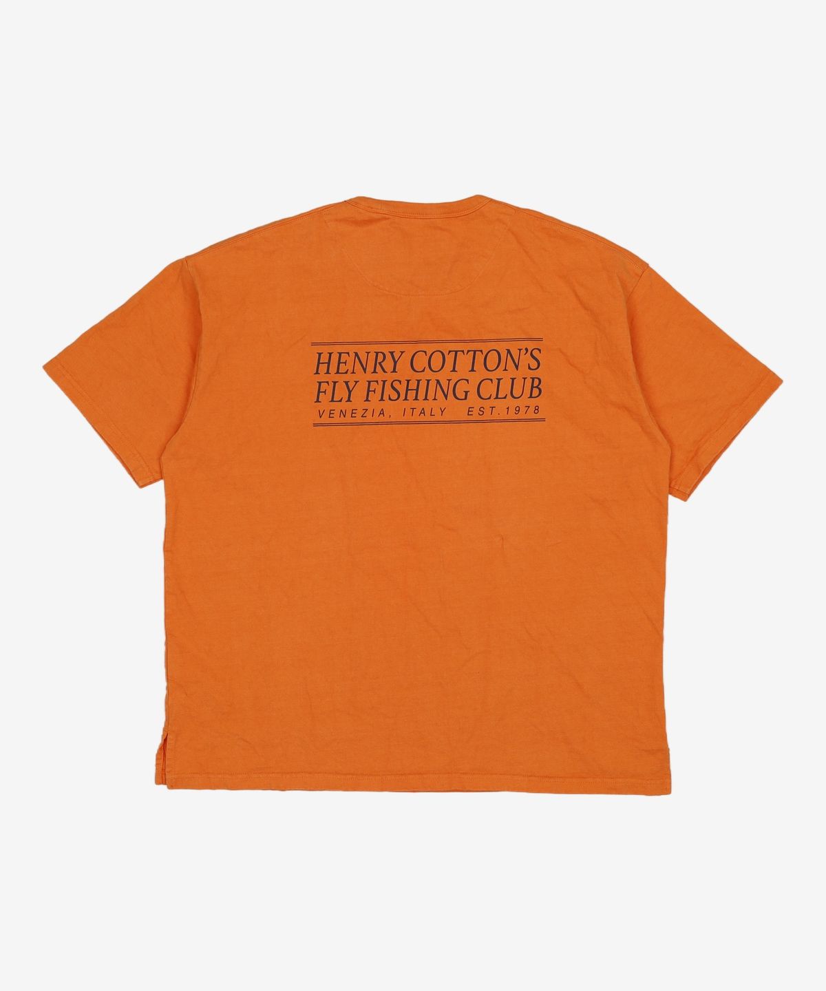 헨리코튼(HENRY COTTONS) [Fly Fishing Club] Oversized T-shirt_AZTAM24210ORX 100