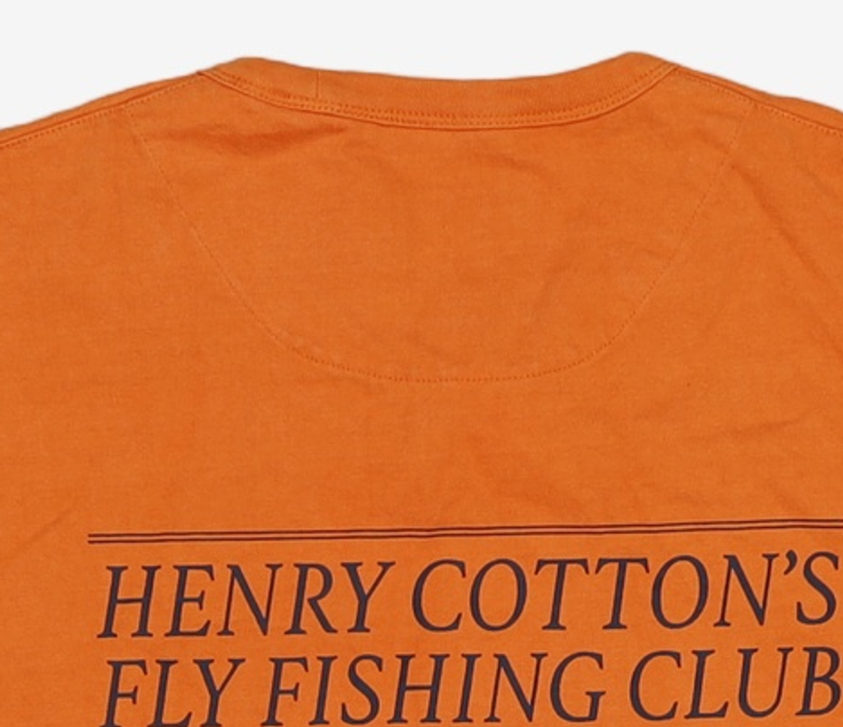 헨리코튼(HENRY COTTONS) [Fly Fishing Club] Oversized T-shirt_AZTAM24210ORX 100