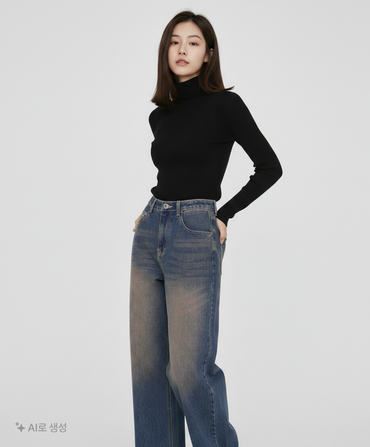 프렌다(PRENDA) 청/데님 팬츠 S