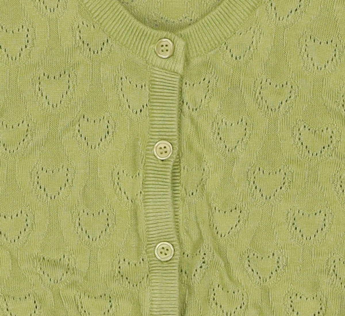 오디너리 홀리데이(ORDINARY HOLIDAY) 하트스카시크롭가디건 HEART PUNCHING CARDIGAN FREE