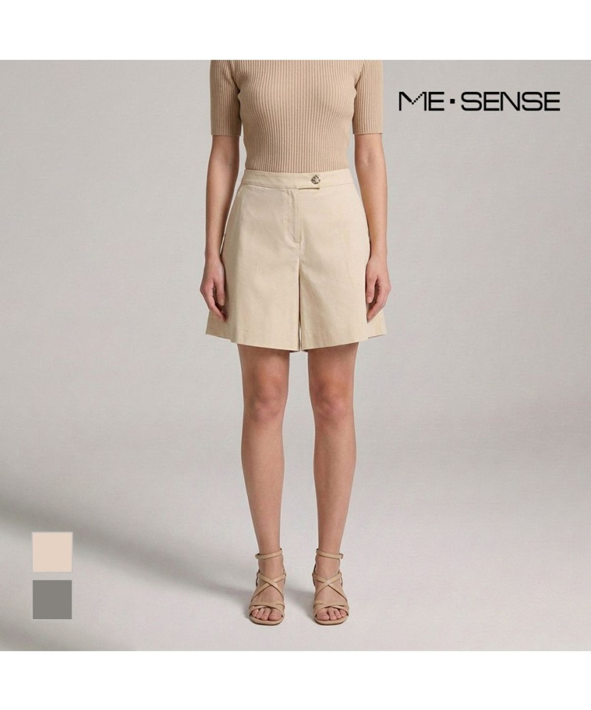 미센스(MESENSE) 와이드 반바지_MB45SLM114Z