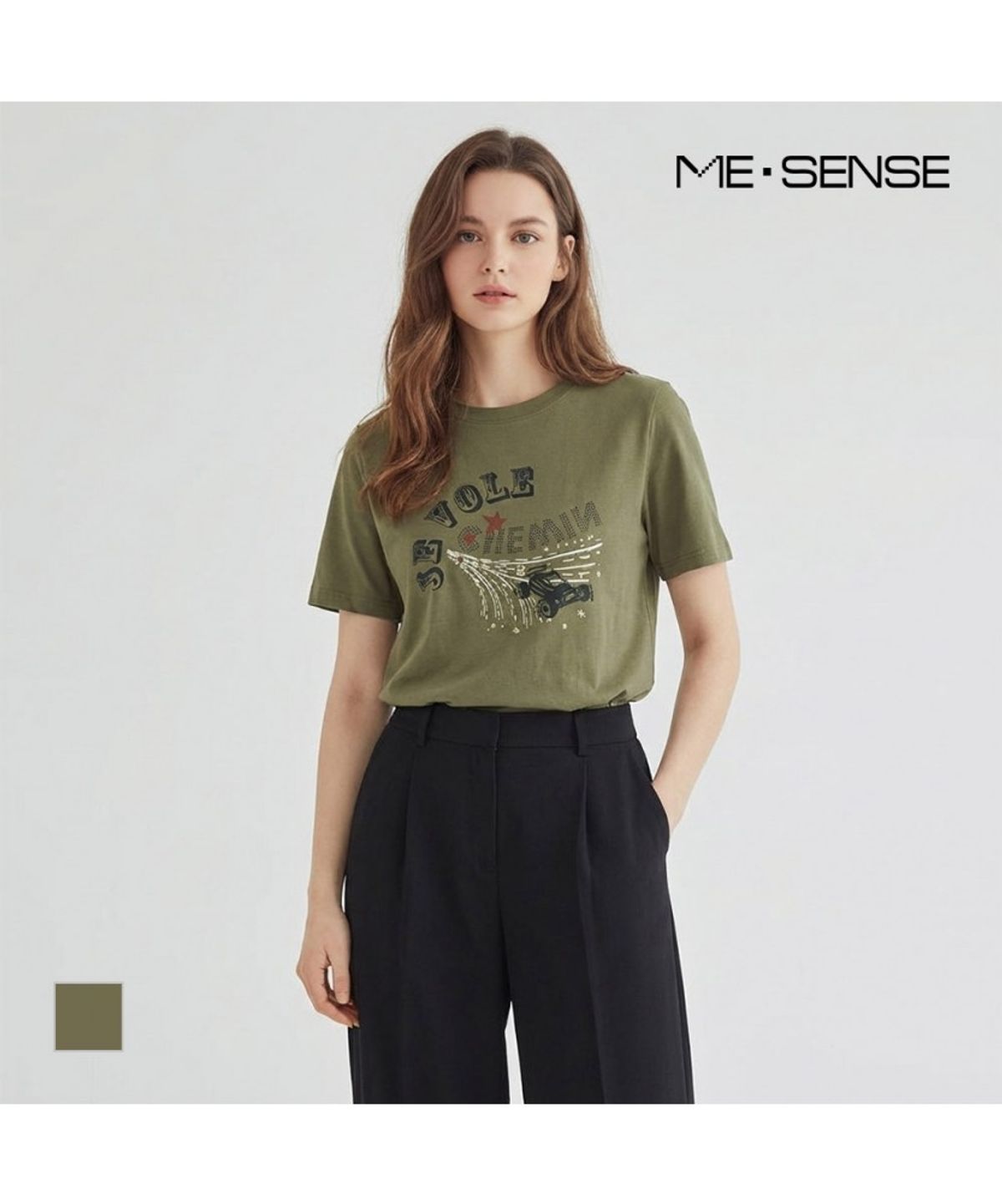미센스(MESENSE) 자동차 프린트 반팔 티셔츠_MB46TSP207Z