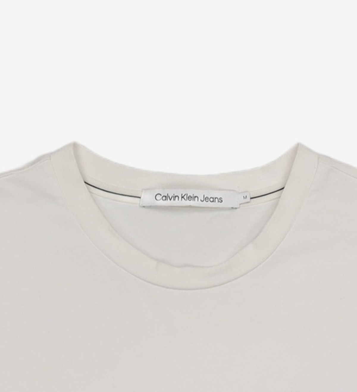 캘빈클라인 진(CALVIN KLEIN JEANS) 남 릴렉스핏 헤비 코튼 로고 반팔 티셔츠 J400168 YAF M