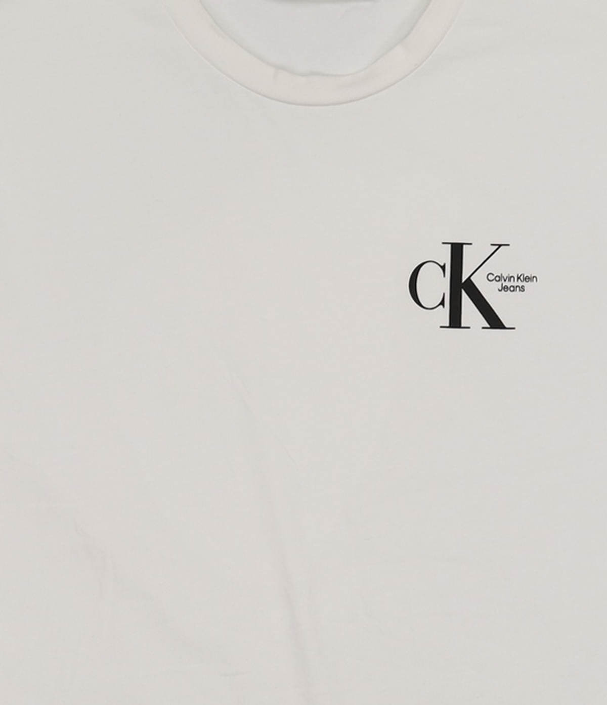 캘빈클라인 진(CALVIN KLEIN JEANS) 남 릴렉스핏 헤비 코튼 로고 반팔 티셔츠 J400168 YAF M