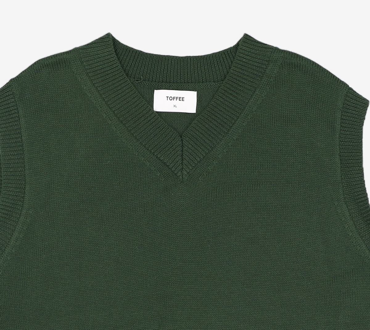 토피(TOFFEE) 니트 베스트 (BROWN) XL