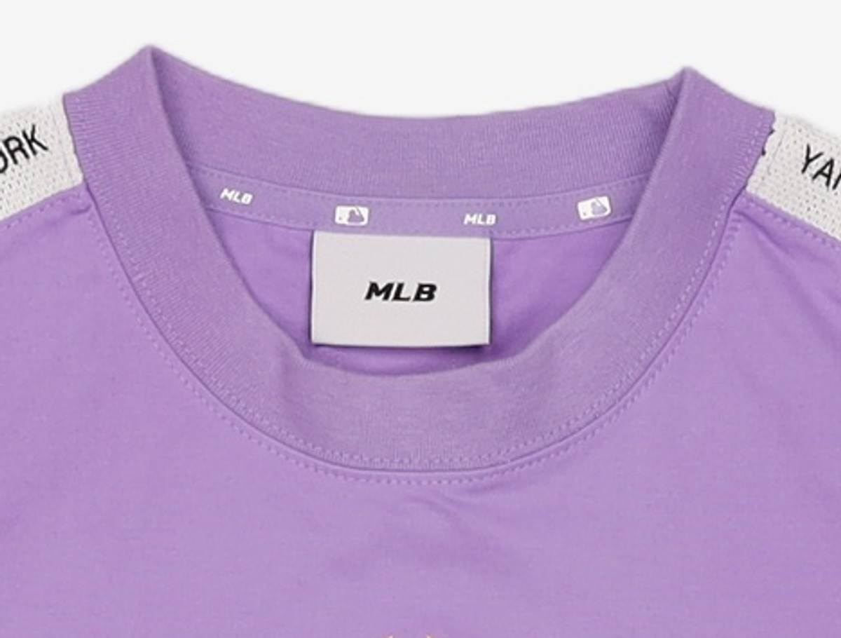 엠엘비(MLB) 여성 애슬레저 반팔 티셔츠 NY (Neon Purple) S