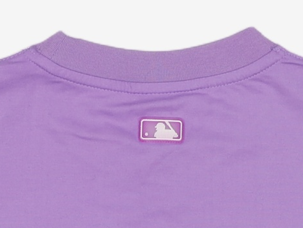 엠엘비(MLB) 여성 애슬레저 반팔 티셔츠 NY (Neon Purple) S
