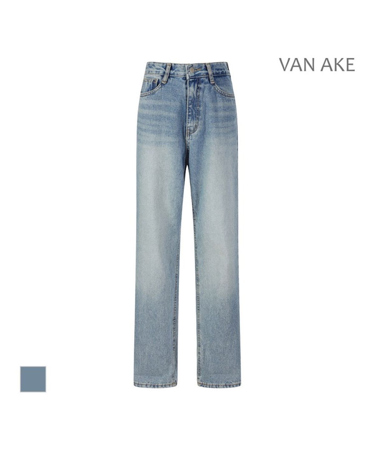 반에이크(VANAKE) 스트레이트 데님팬츠_VB43DLQ302T