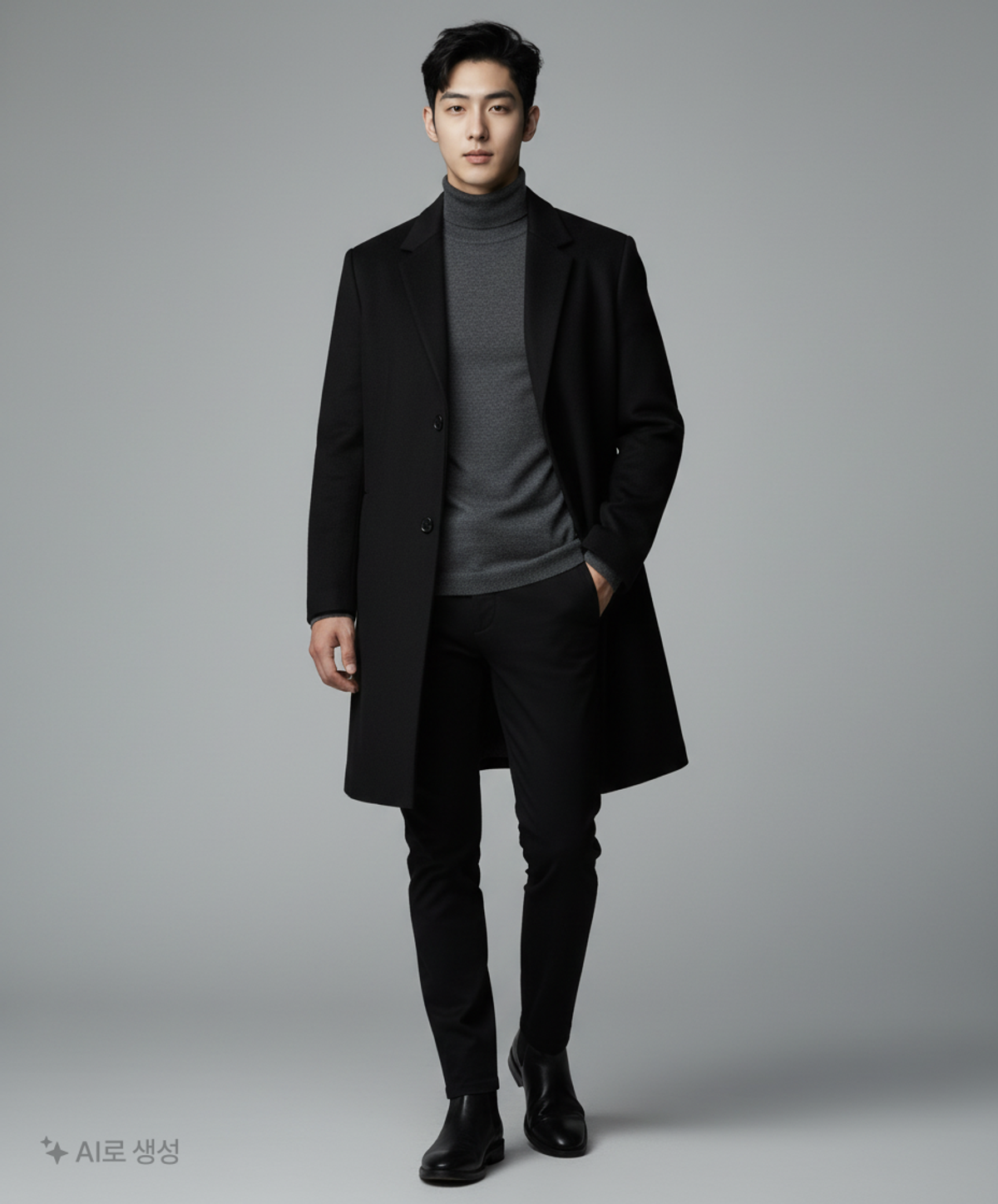 드로우핏(DRAW FIT) 겨울 싱글 코트 L