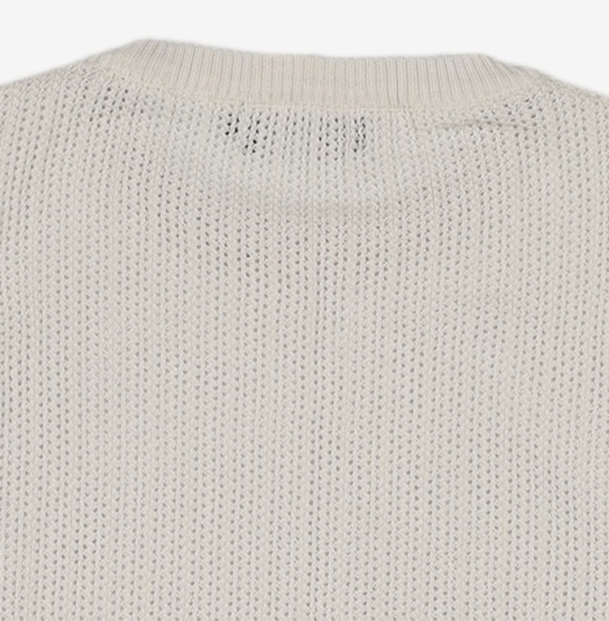 예일(YALE) MESH CREWNECK KNIT GREEN BEIGE S