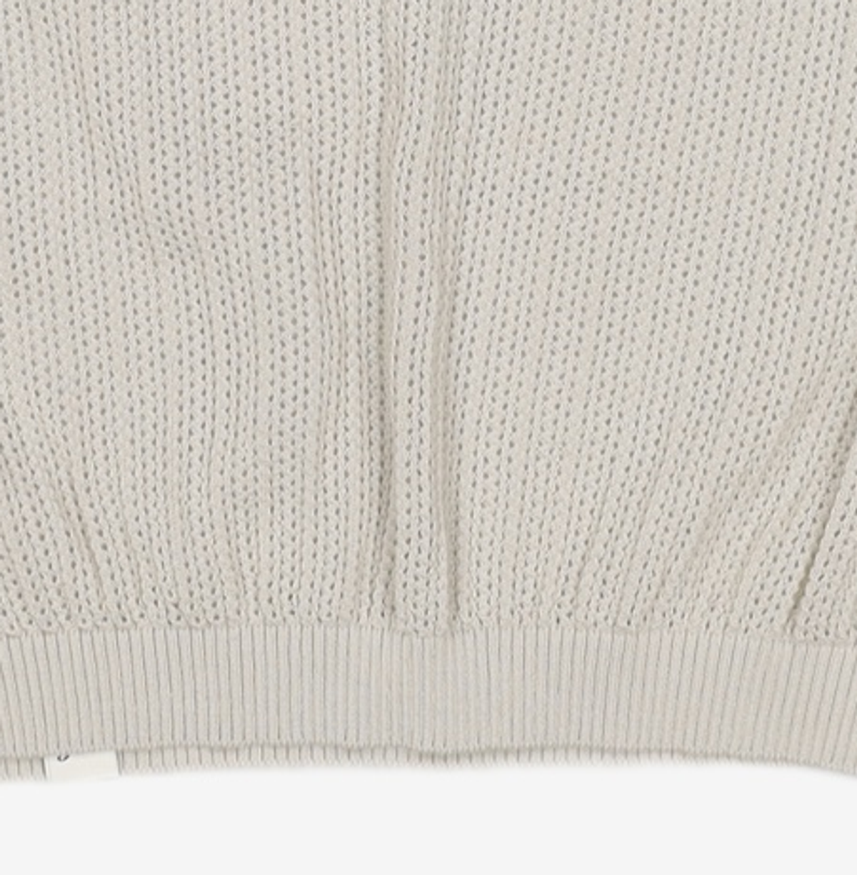 예일(YALE) MESH CREWNECK KNIT GREEN BEIGE S