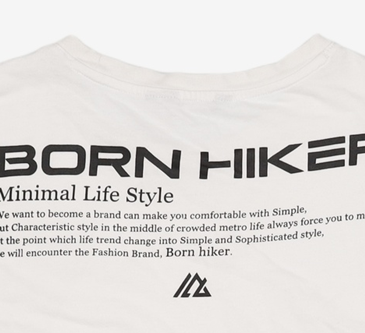 본하이커(BORNHIKER) 반소매 티셔츠 XL