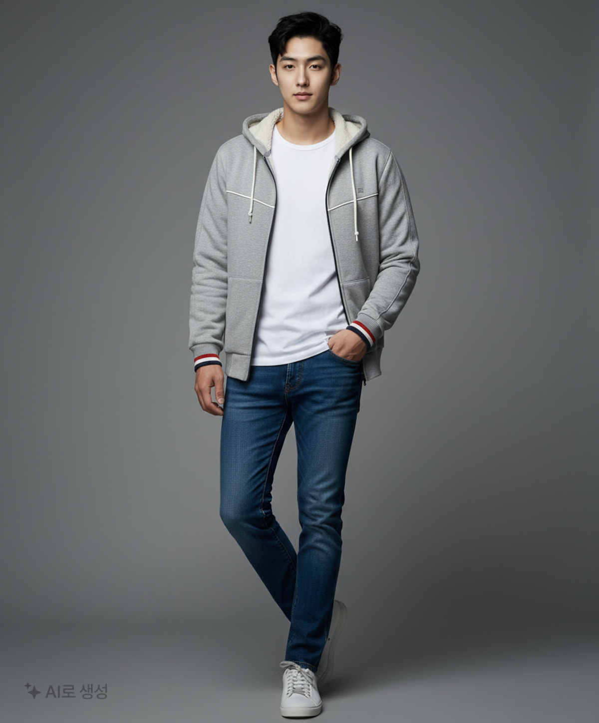 휠라(FILA) 후드 집업 L
