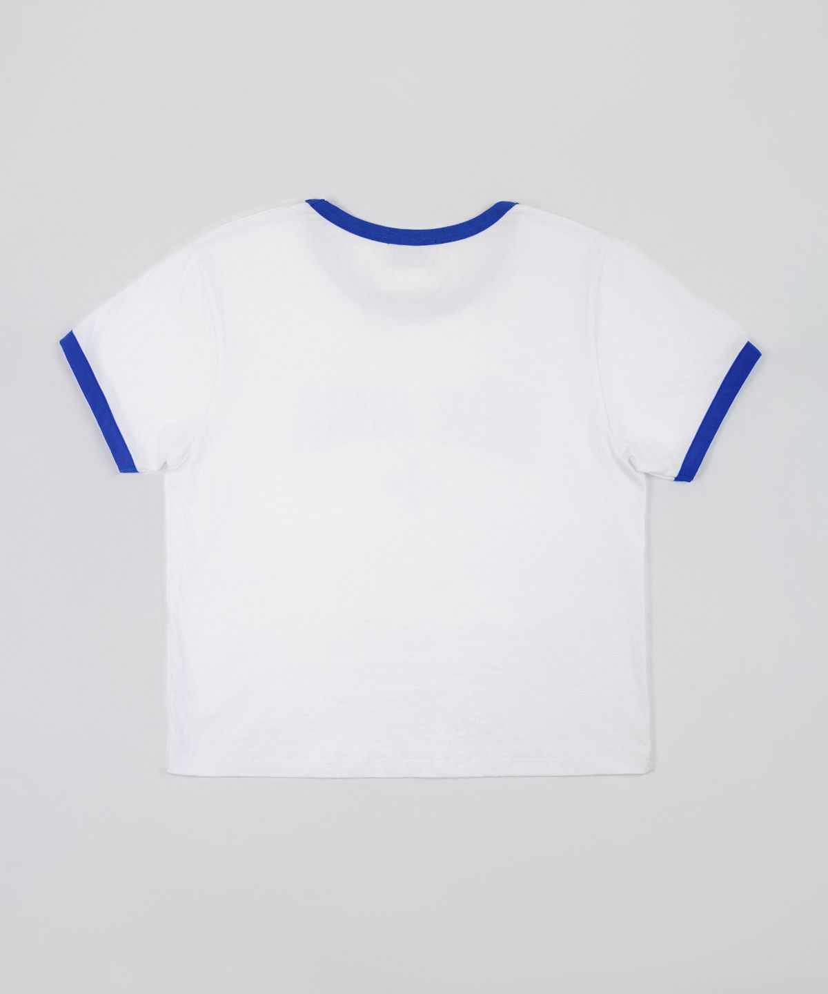 레뷰라(REVURA) REVE AURA CROP RINGER T-SHIRTS - UNISEX / FRENCH BLUE