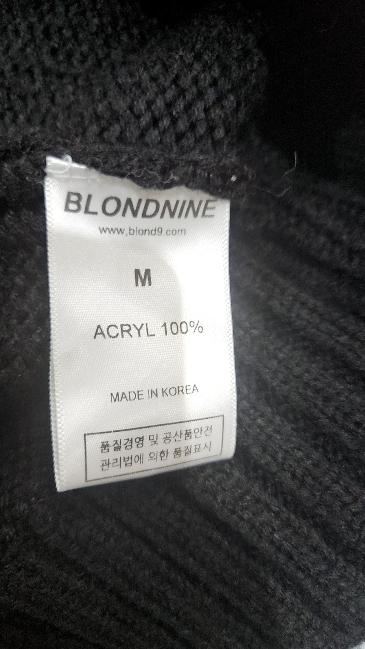 블론드나인(BLOND9) 니트/스웨터 M