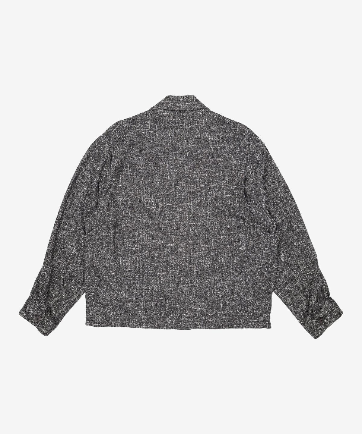 커스텀멜로우(CUSTOMELLOW) Black Marzotto Tweed Jacket_CWJAS25101BKX 100