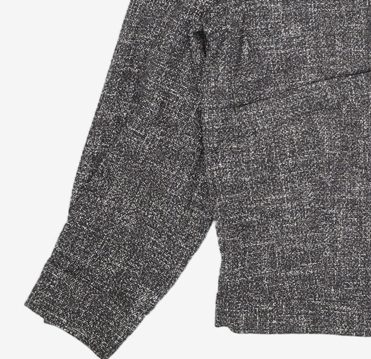 커스텀멜로우(CUSTOMELLOW) Black Marzotto Tweed Jacket_CWJAS25101BKX 100