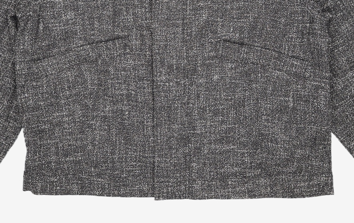 커스텀멜로우(CUSTOMELLOW) Black Marzotto Tweed Jacket_CWJAS25101BKX 100