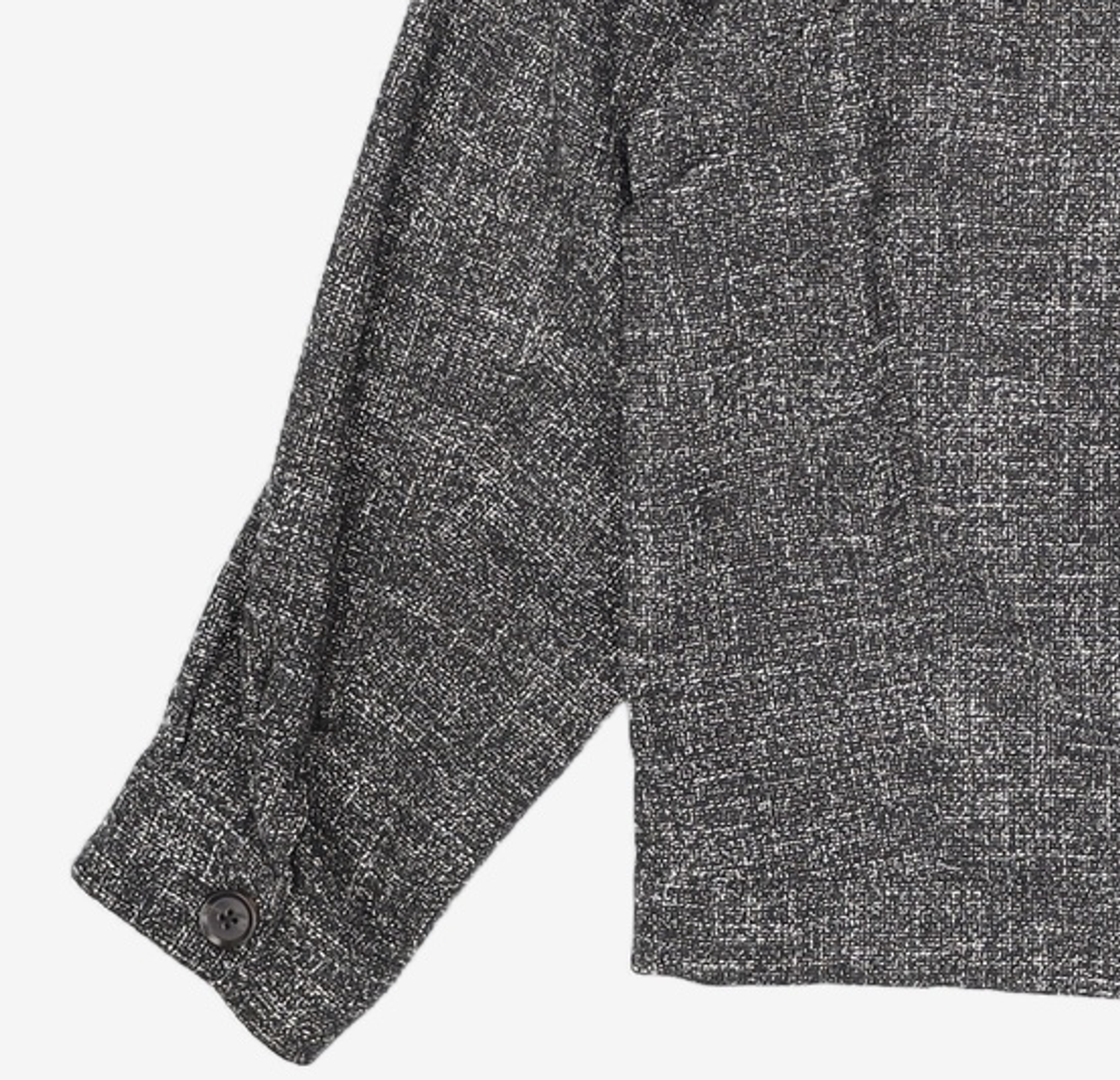 커스텀멜로우(CUSTOMELLOW) Black Marzotto Tweed Jacket_CWJAS25101BKX 100