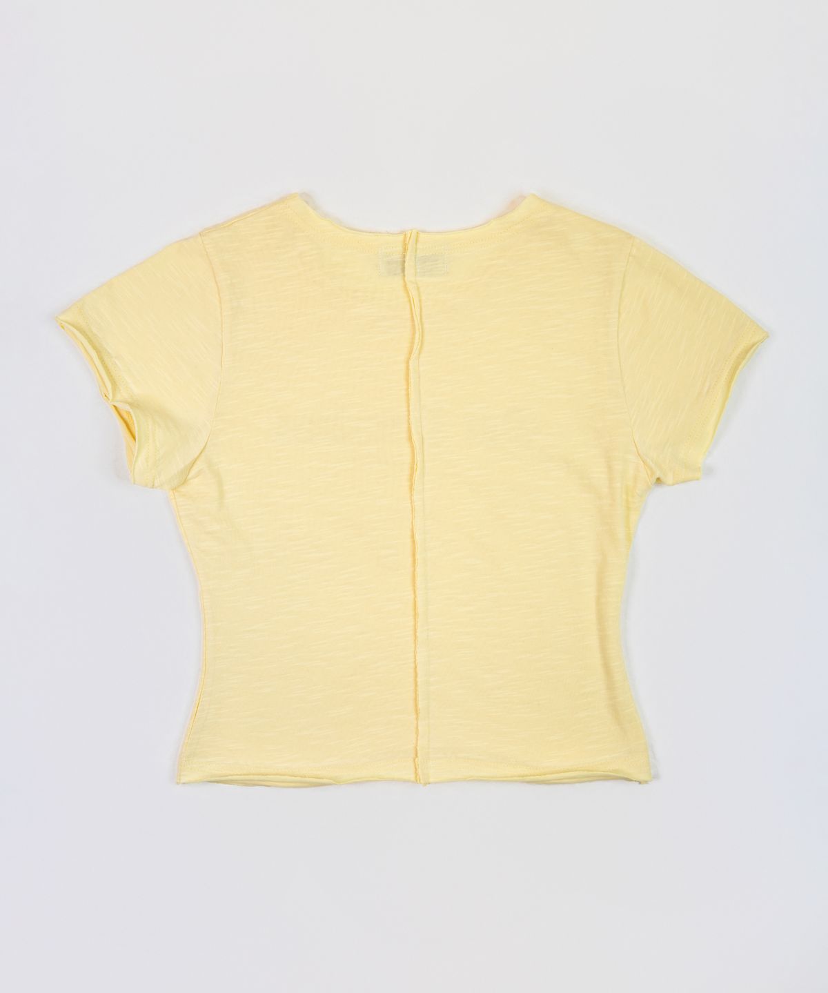 레뷰라(REVURA) PARADISO SLUB T-SHIRTS - S (W) / YELLOW