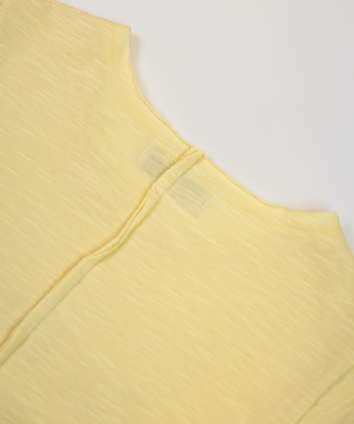 레뷰라(REVURA) PARADISO SLUB T-SHIRTS - S (W) / YELLOW